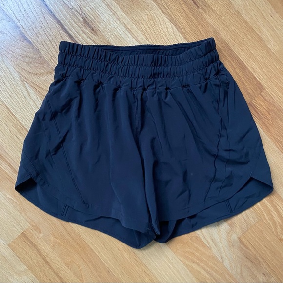 lululemon athletica NWOT Track That Short Black Athletic Shorts 5” - Picture 5 of 13